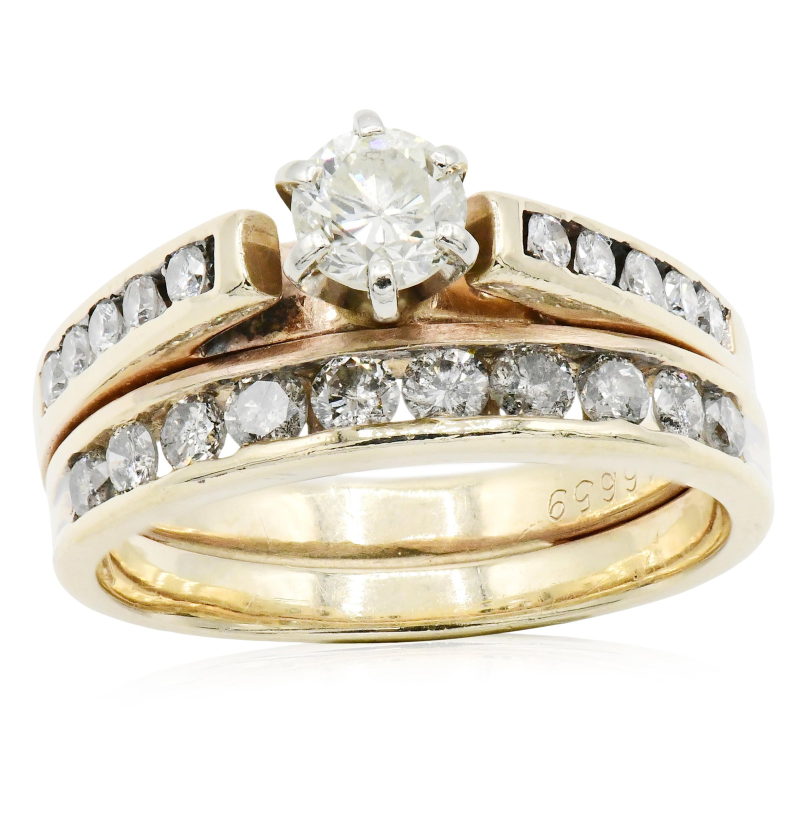 14K & 10K Rose Gold & Diamond Ring (1 of 5)
