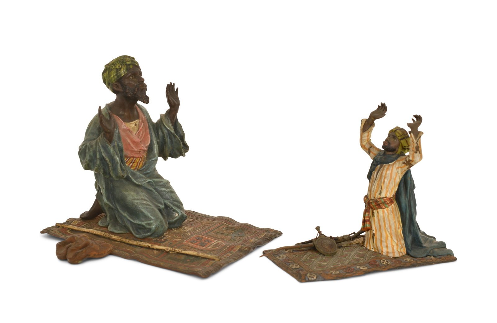 Franz Xaver Bergmann (Austrian, 1861-1936), Arabs in Prayer (1 of 1)