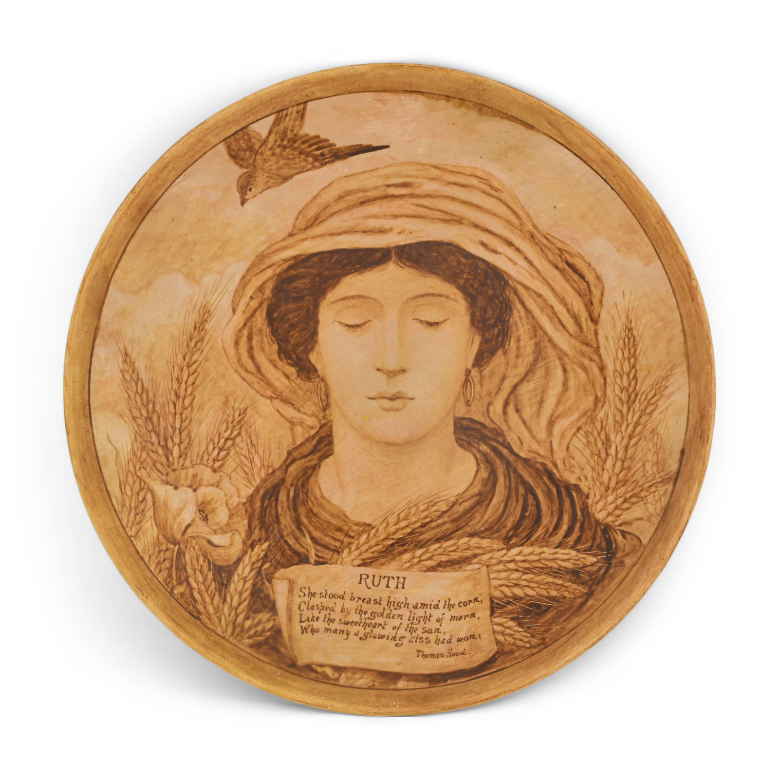 Cottier & Co. / Mintons Ceramic Charger, "Ruth" (1 of 1)