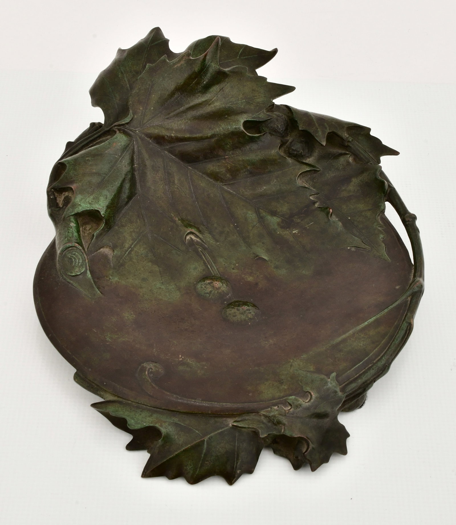 Gorham Co. Bronze Leaf Plate - 3
