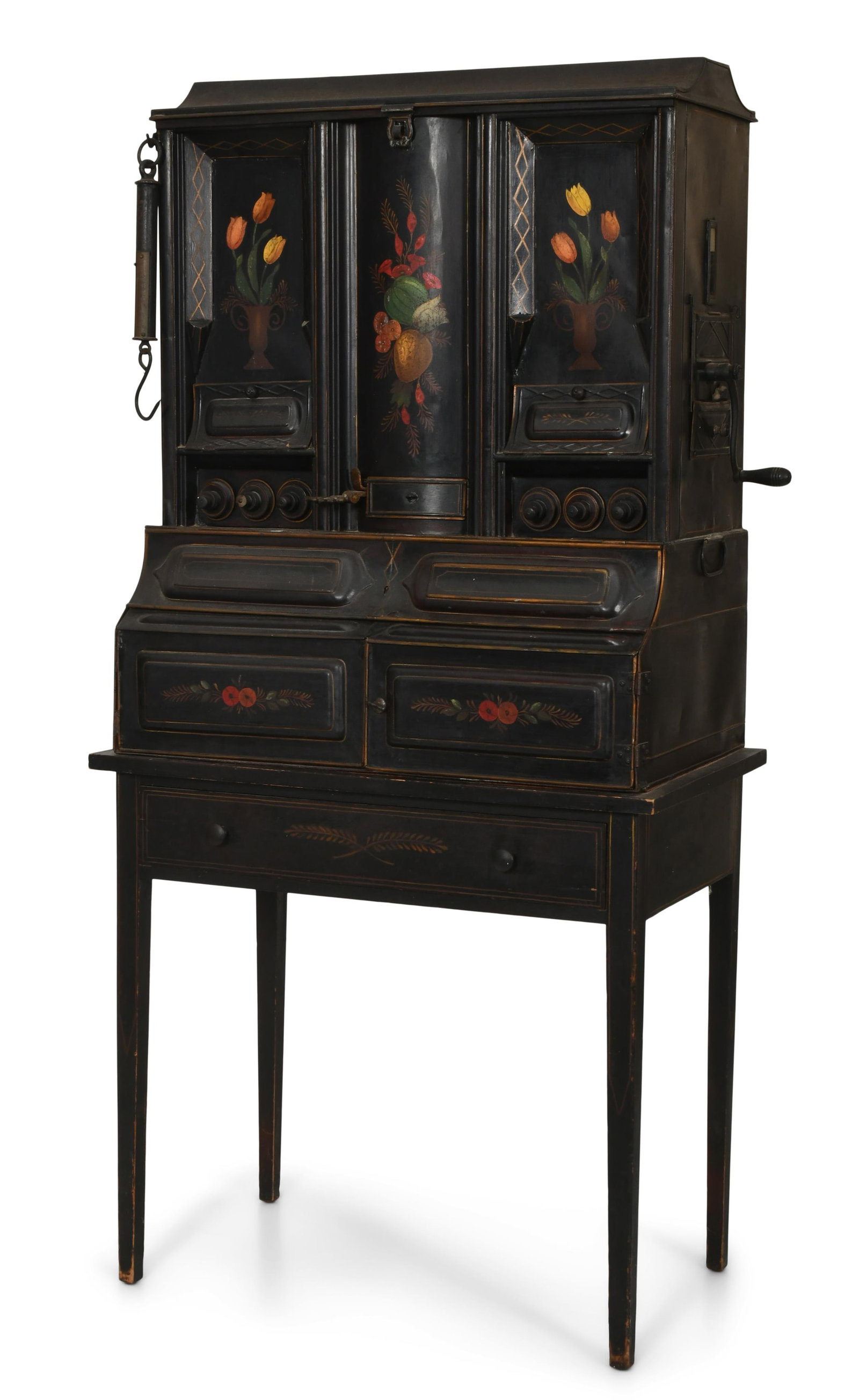 American Painted Tin Chuck Wagon Pantry with Stand (1 of 1)