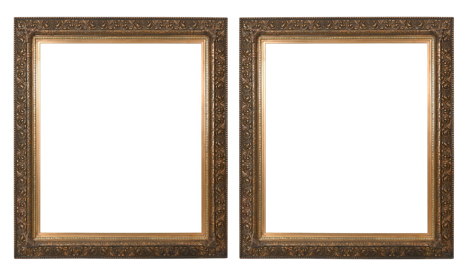 A Pair of Monumental Carved Wood Frames (1 of 5)