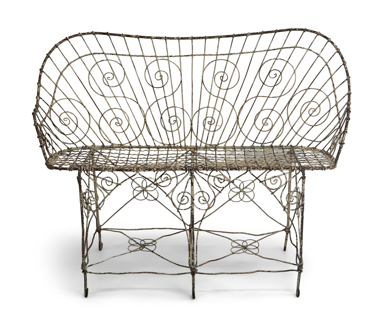 Two Victorian Wire Benches - 2