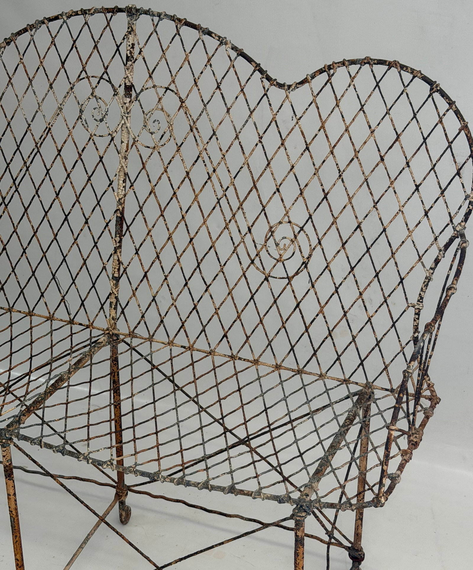 Two Victorian Wire Benches - 6