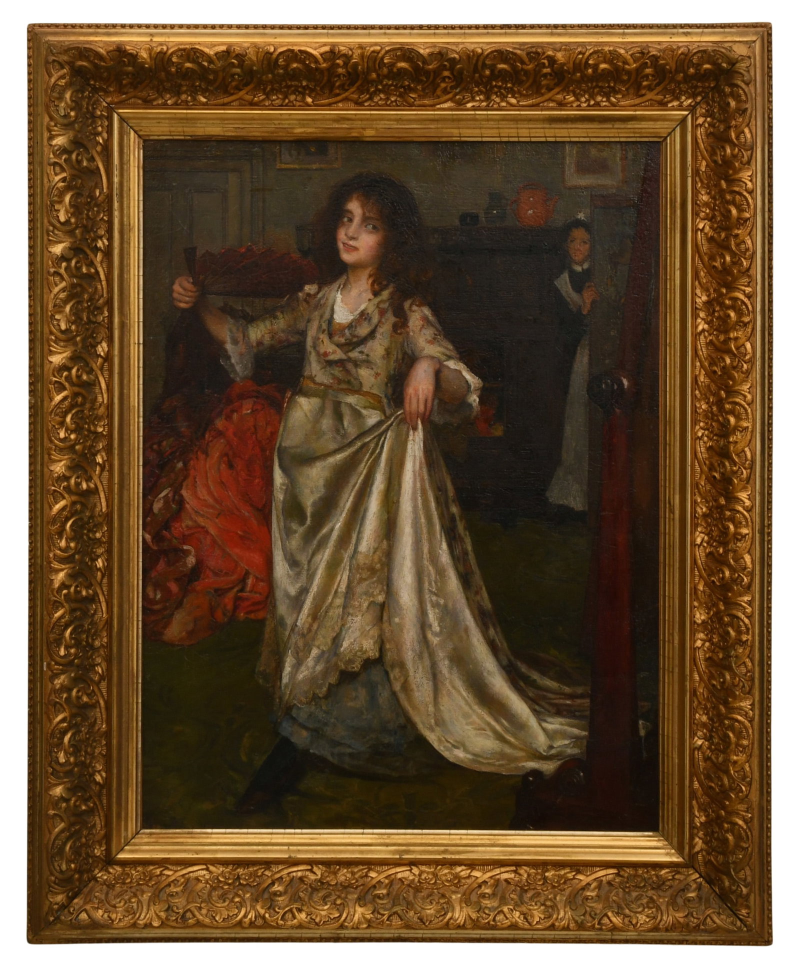 Jessie MacGregor (British, 1847-1919), "Tyring on Her Mother's Clothes" (1 of 6)