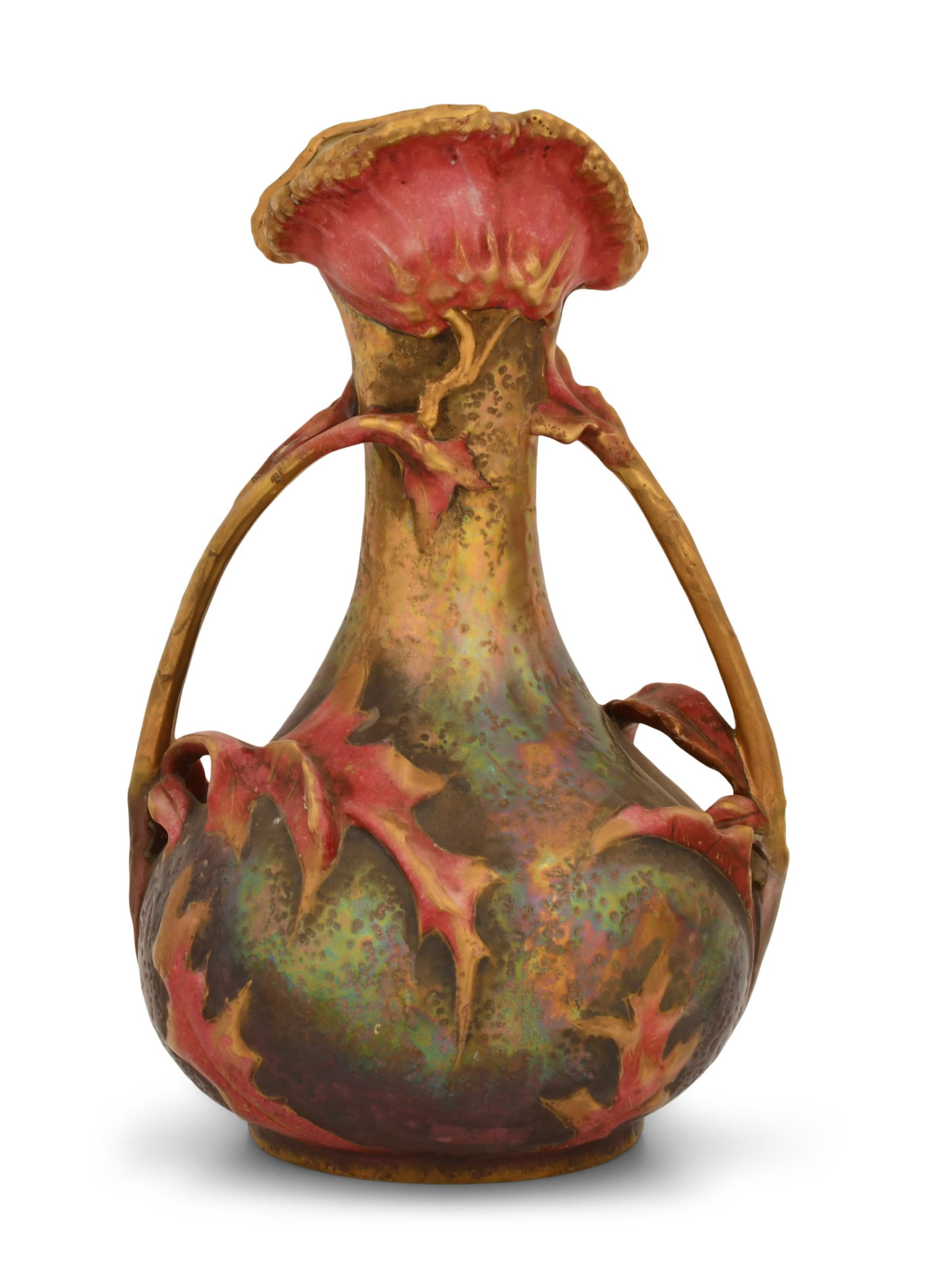 Austrian Amphora Pottery Floral Vase (1 of 1)