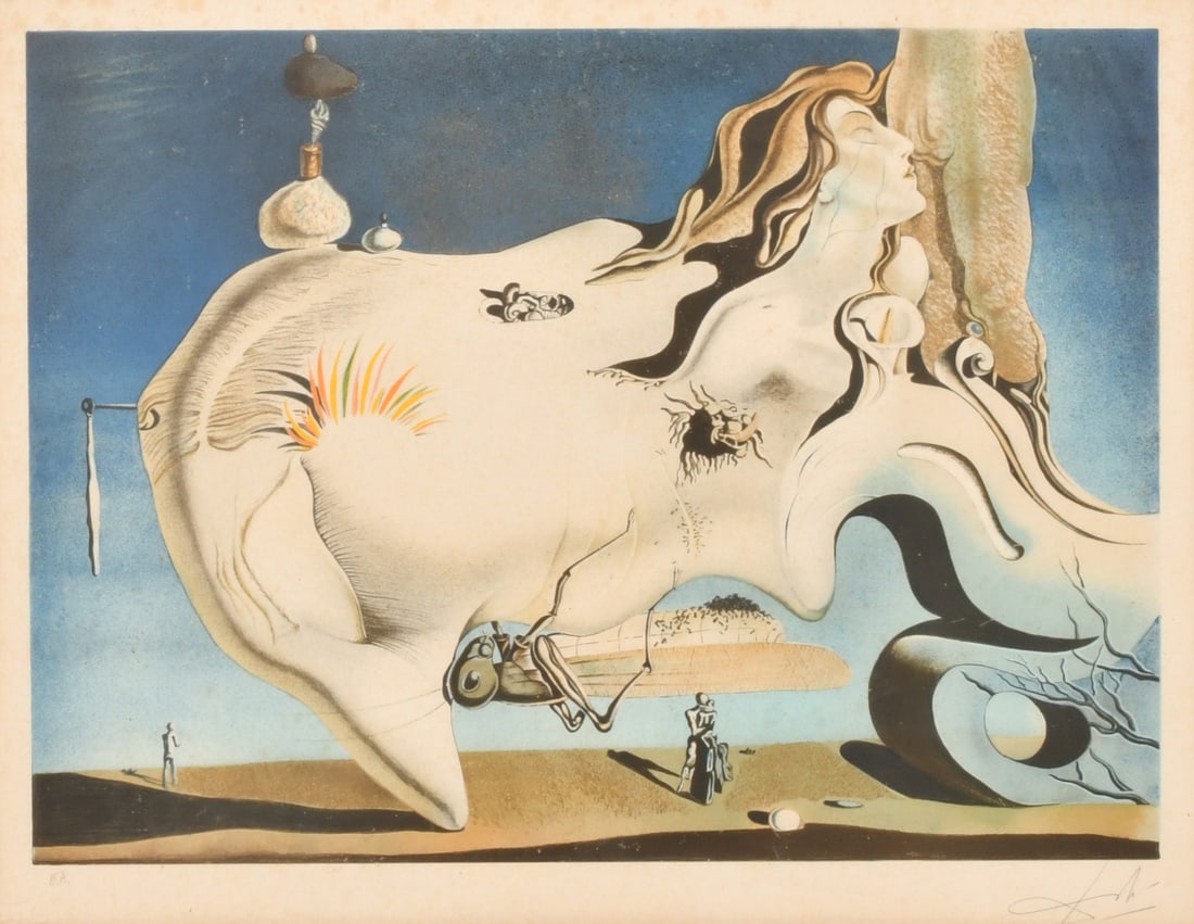 Salvador Dali (Spanish, 1904-1989), "The Great Masturbator" (1 of 5)