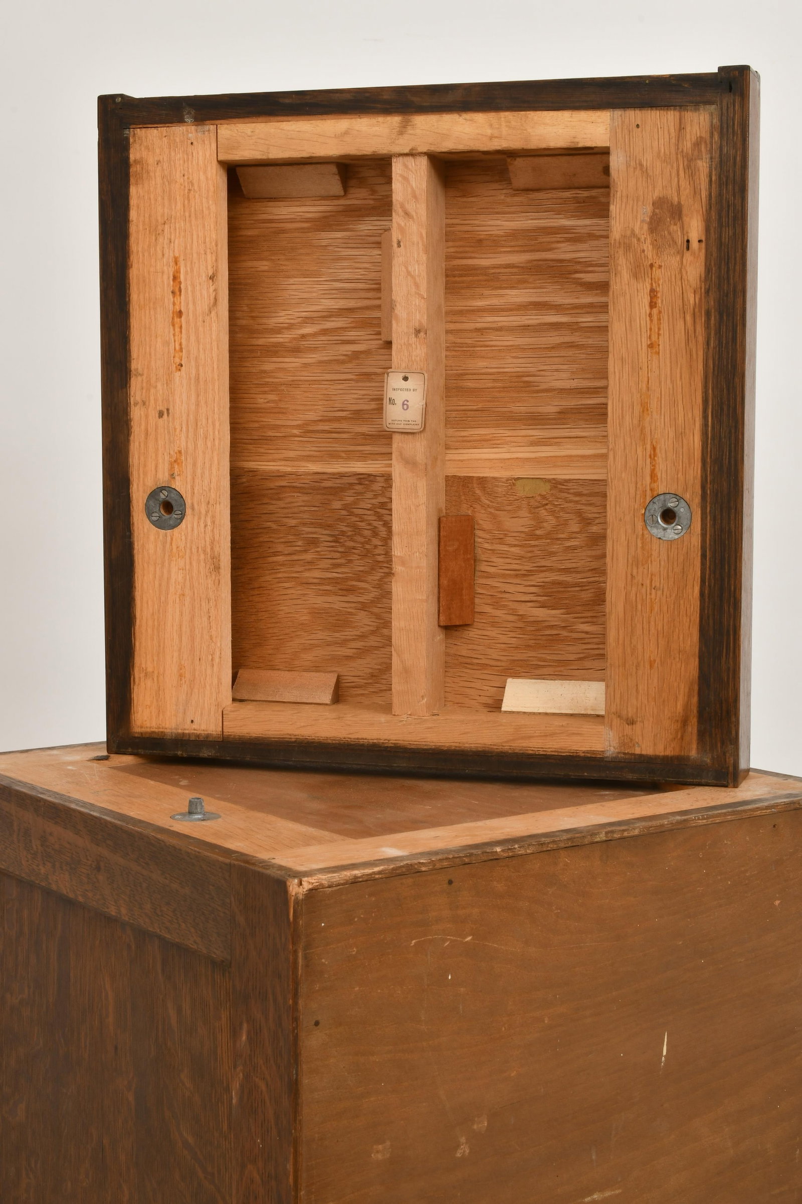 Globe Oak Stacking File Cabinet - 7
