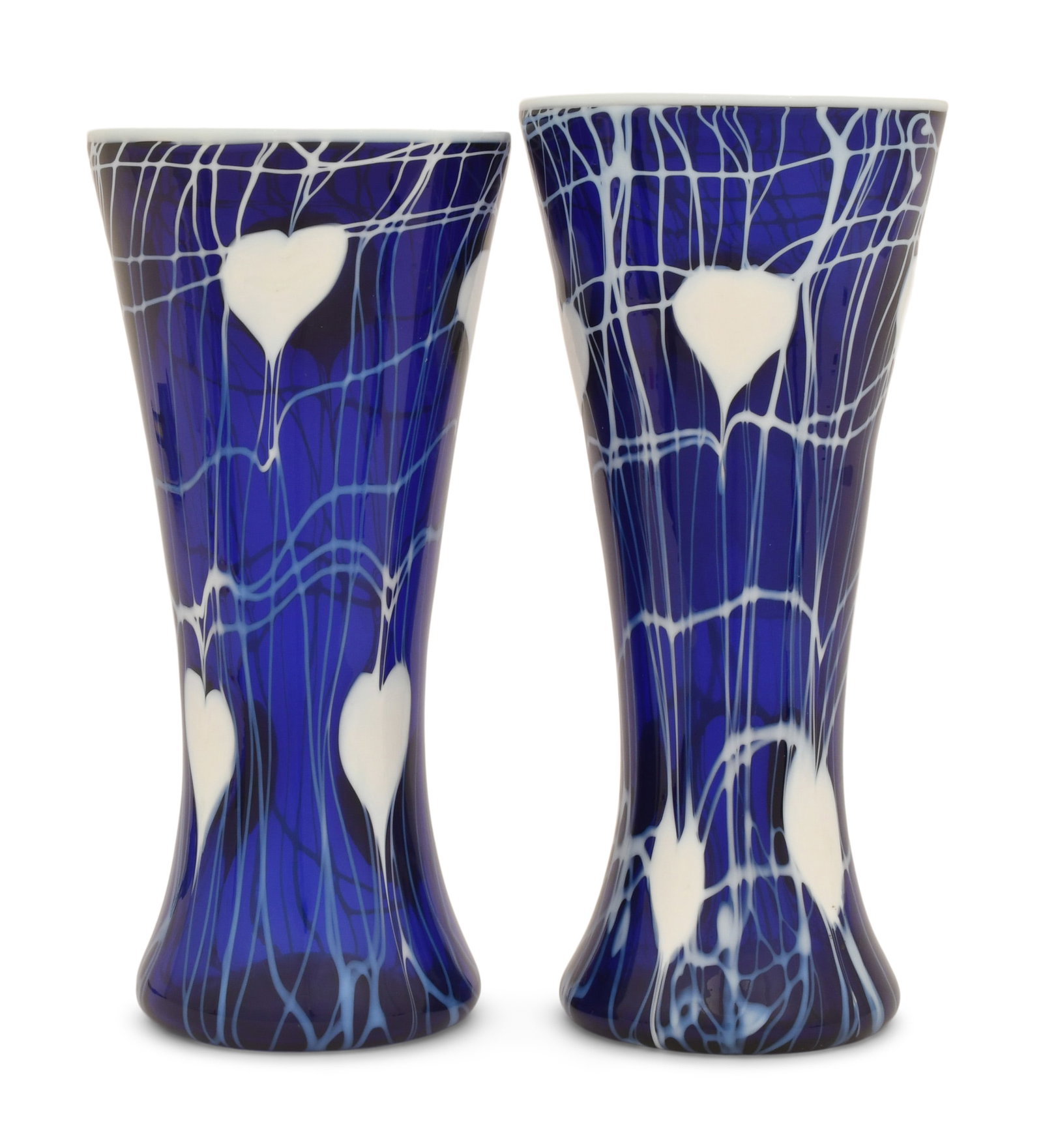 Two Imperial Glass Co. "Leaf & Vine" Vases (1 of 1)