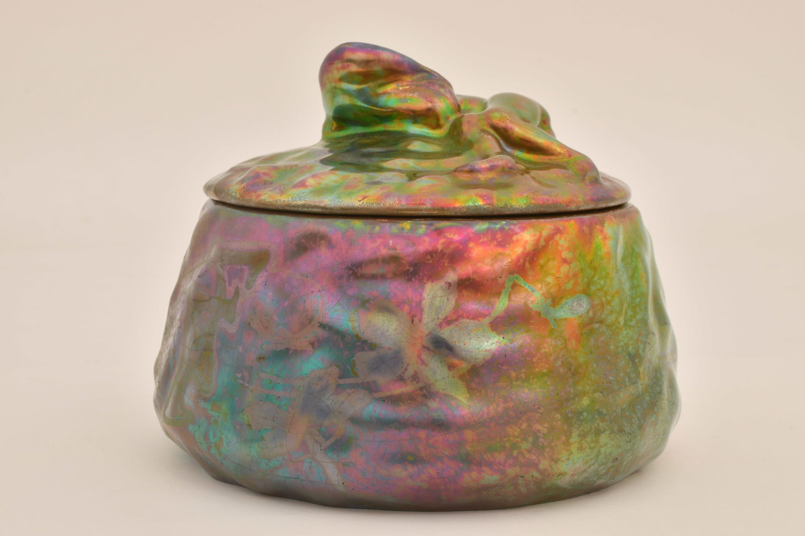 Frederic Danton Pottery Covered Container - 3