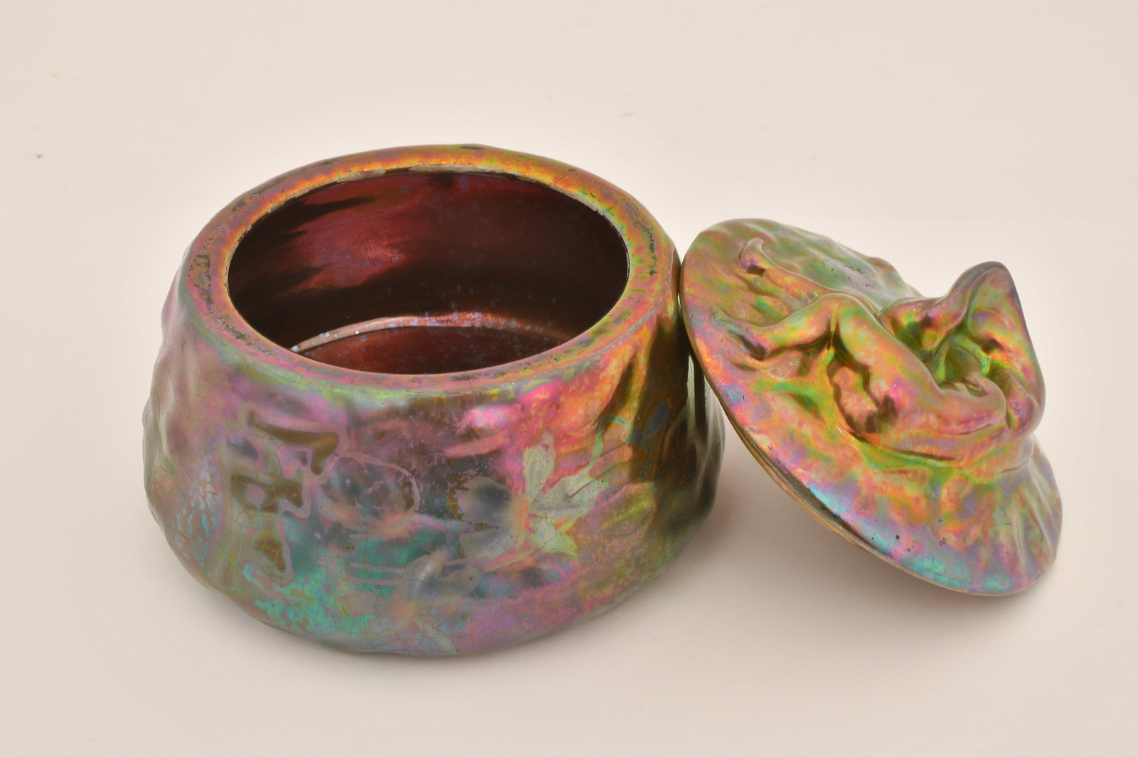 Frederic Danton Pottery Covered Container - 5