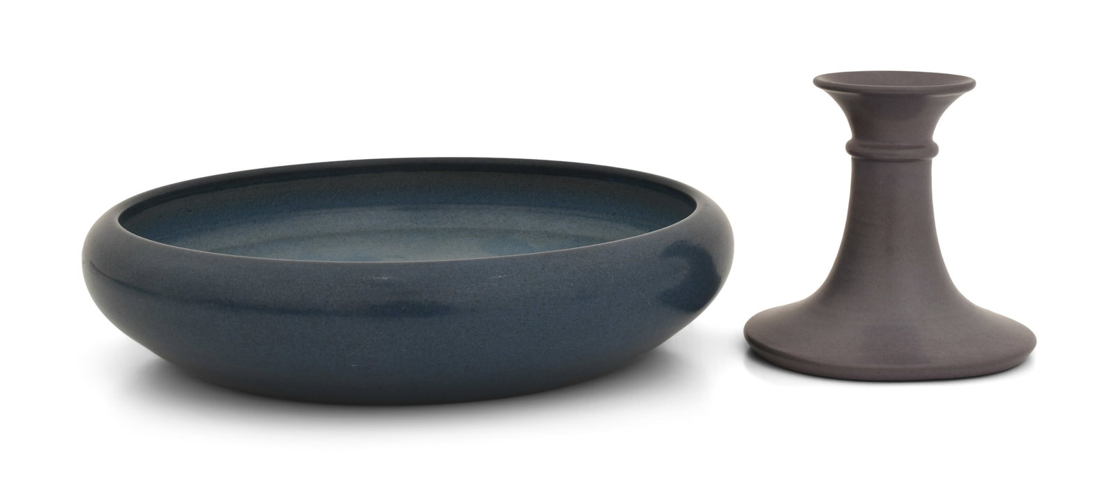 Marblehead Pottery Bowl & Candlestick (1 of 8)