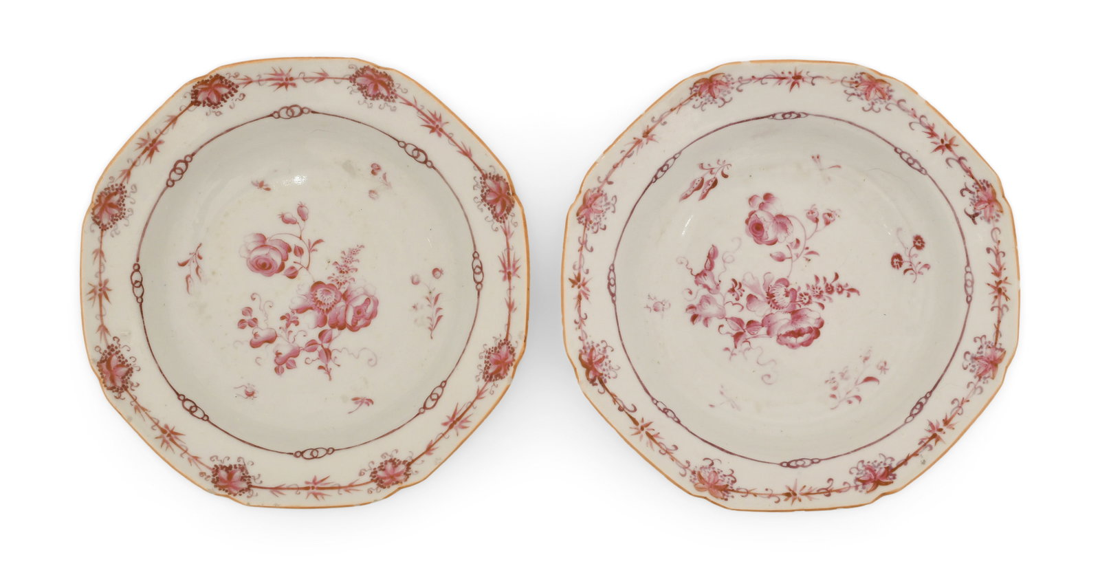 A Pair of Chinese Rose "Camaieux" Bowls, Qianlong Period (1736-1795) (1 of 1)