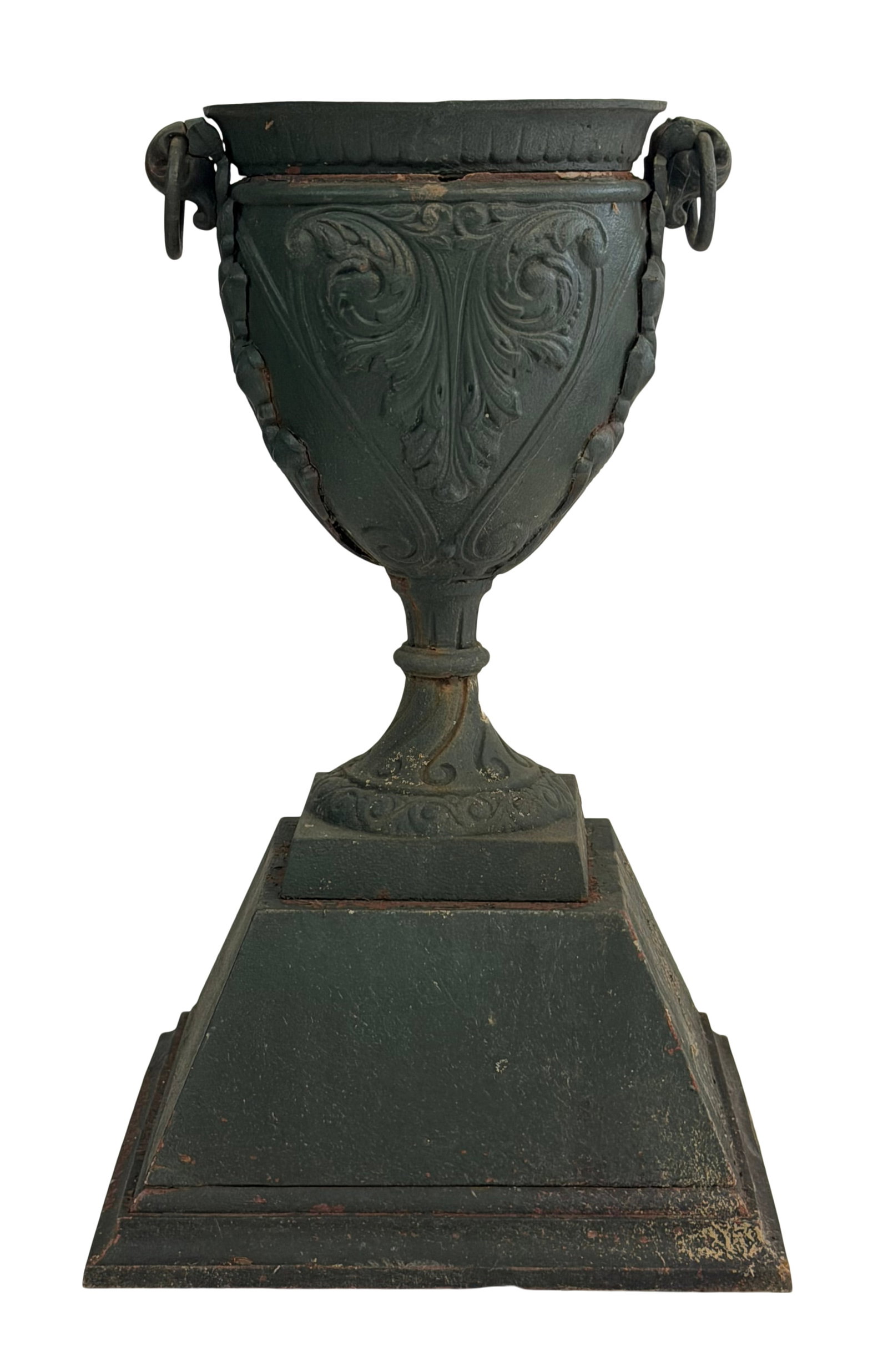 American Cast Iron Two-Handled Urn (1 of 5)