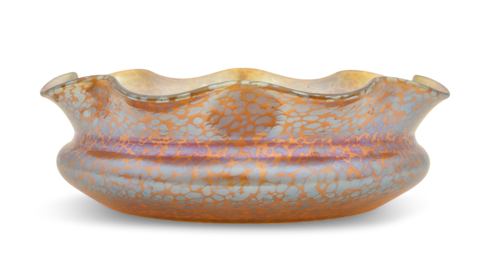Loetz Art Glass Ruffled Bowl (1 of 5)