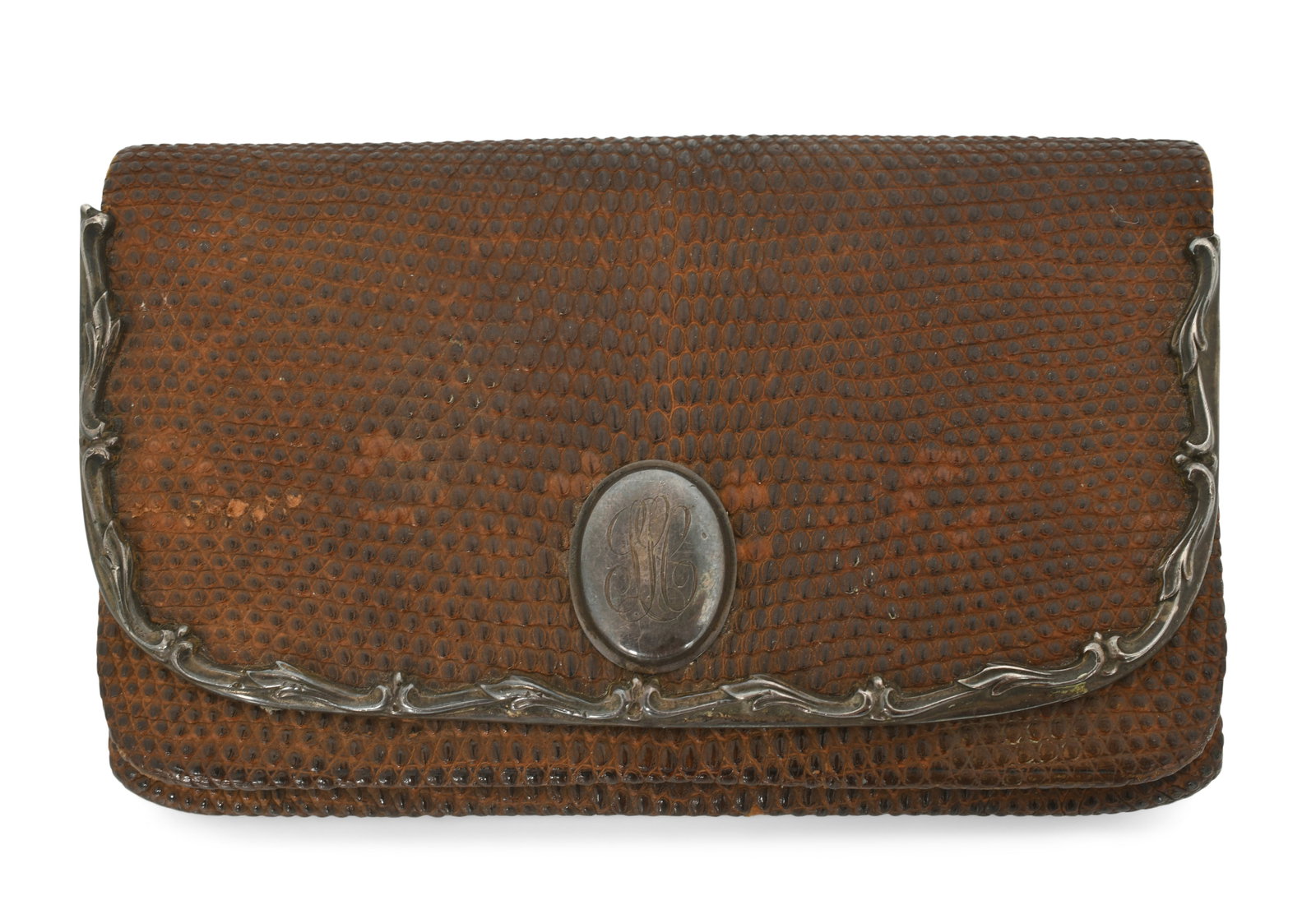 Tiffany & Co. Sterling Silver & Leather Change Purse (1 of 1)