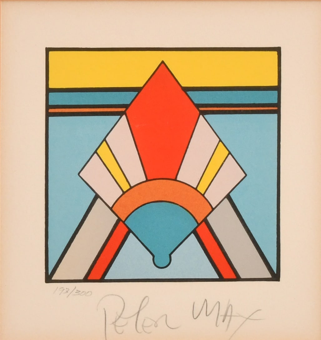 Peter Max (American, b. 1937), "Geometric #3" (1 of 4)