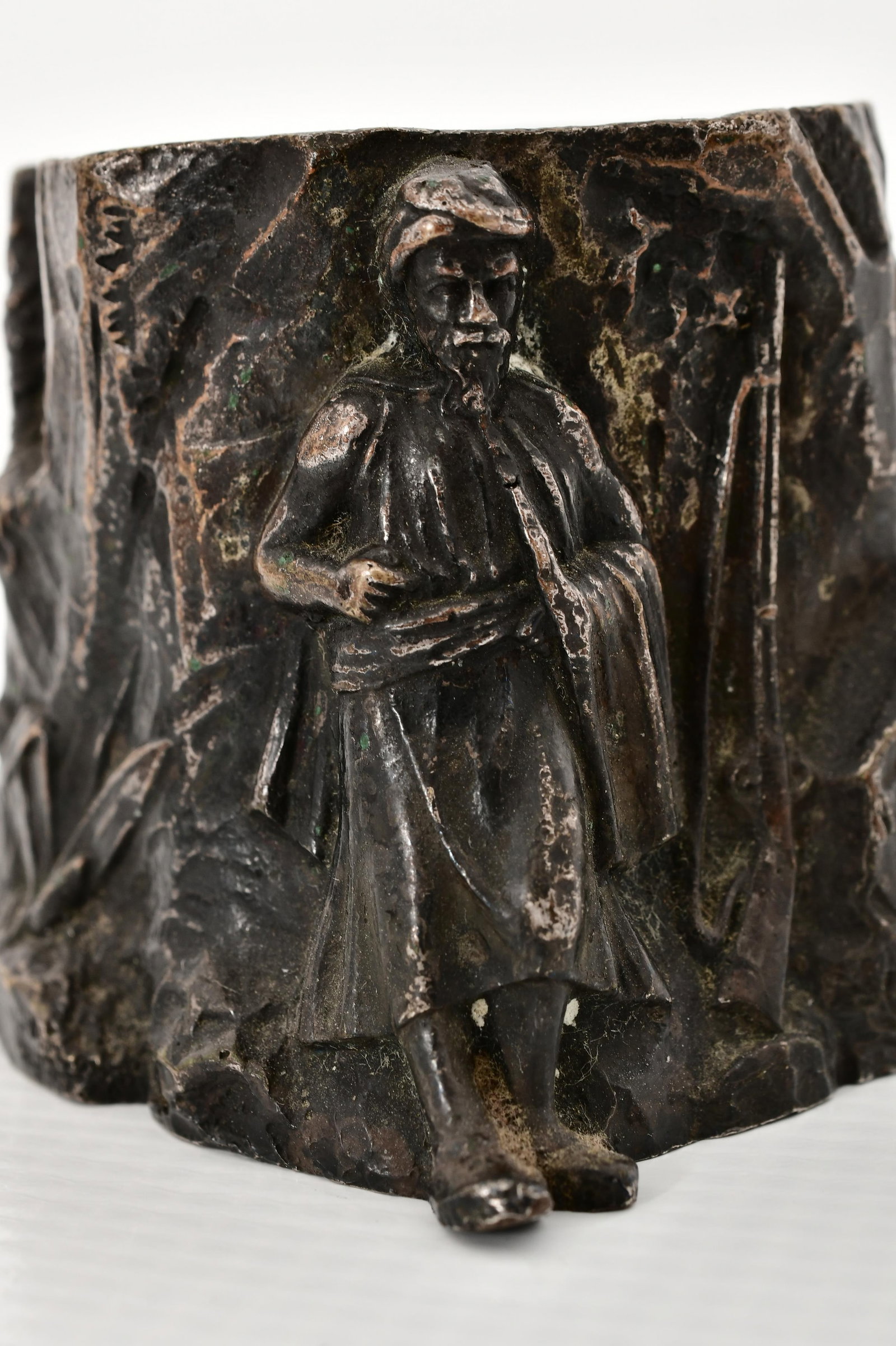 Gorham Co. Bronze Toothpick Holder - 4