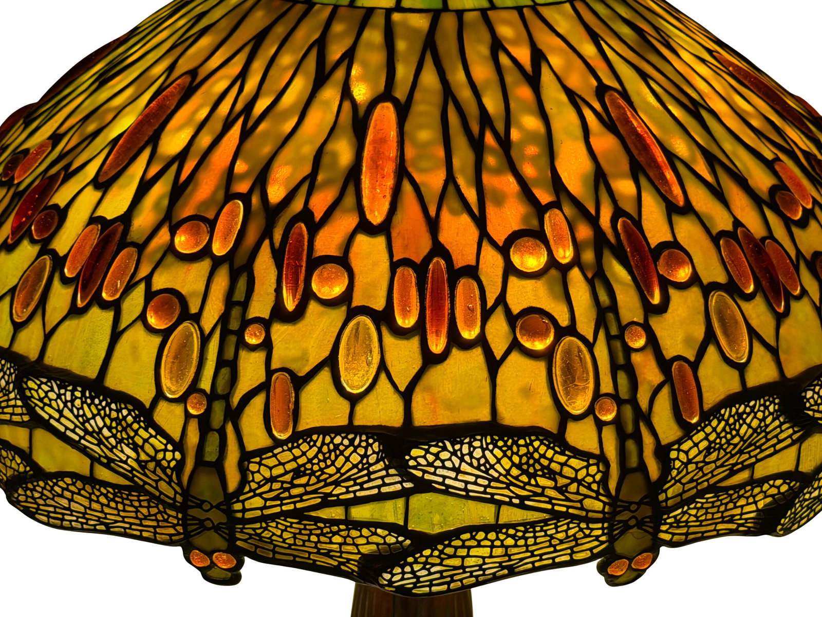 Tiffany Studios Dichroic "Drophead Dragonfly" Table Lamp - 2