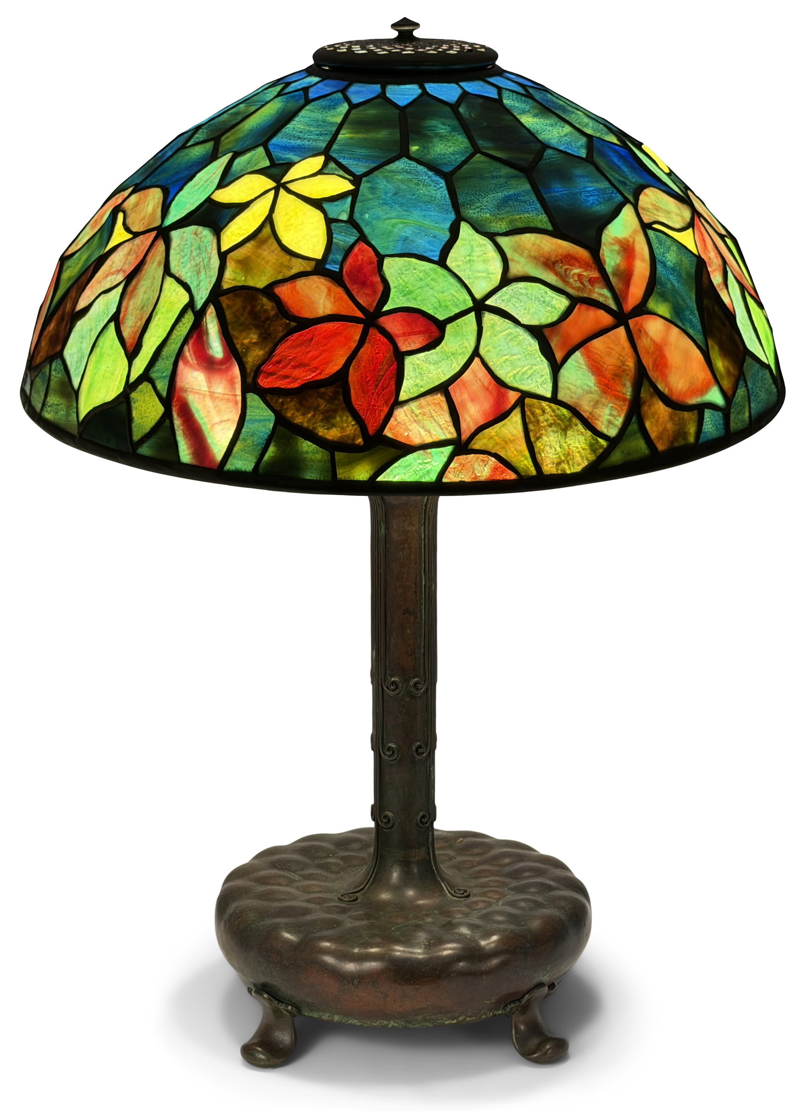 Tiffany Studios "Woodbine" Table Lamp (1 of 12)