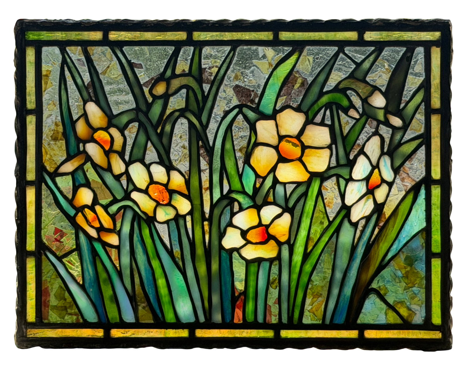 Tiffany Studios "Daffodil" Panel (1 of 6)