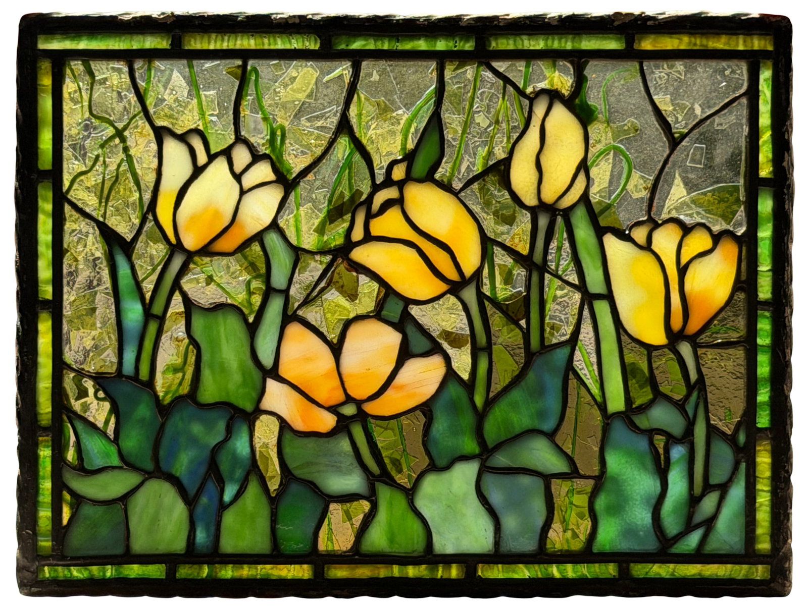 Tiffany Studios "Tulip" Panel (1 of 8)