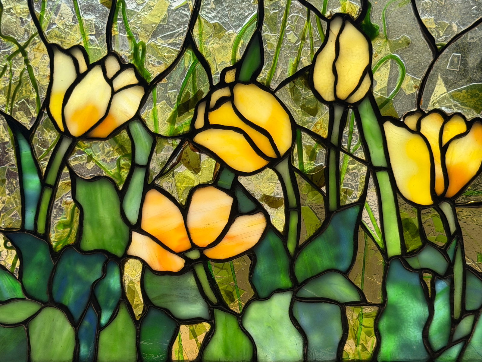 Tiffany Studios "Tulip" Panel - 2