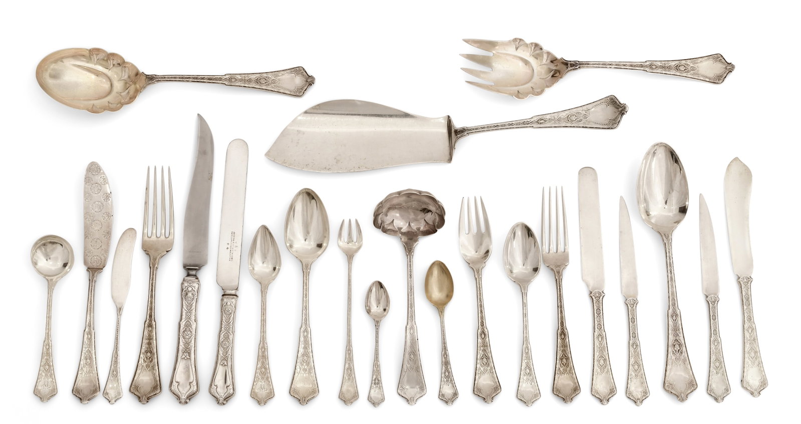 Tiffany & Co. "Persian" Sterling Silver Flatware Set, 205 Pieces (1 of 6)