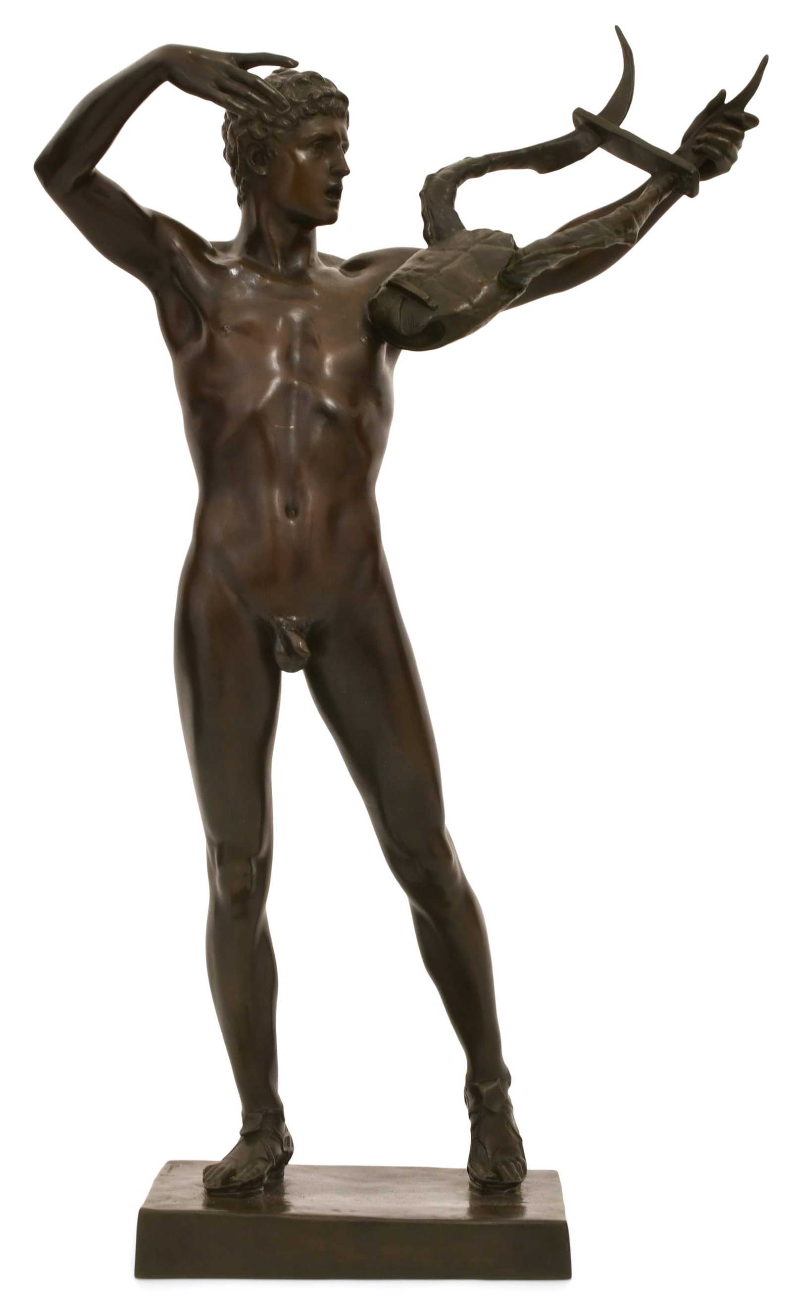 John Talbott Donoghue (American, 1853-1903), "The Young Sophocles Leading the Chorus of Victory (1 of 10)