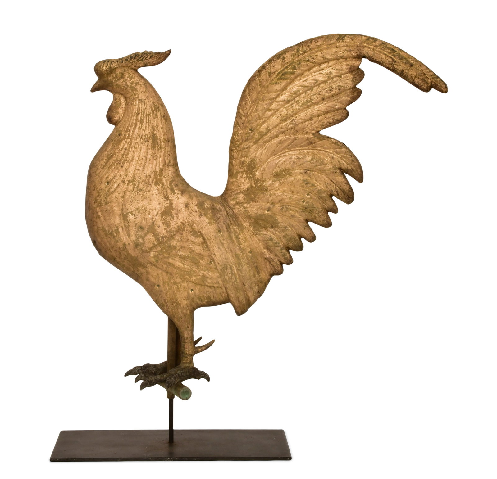 L.W. Cushing & Sons Hamburg Rooster Weathervane (1 of 7)