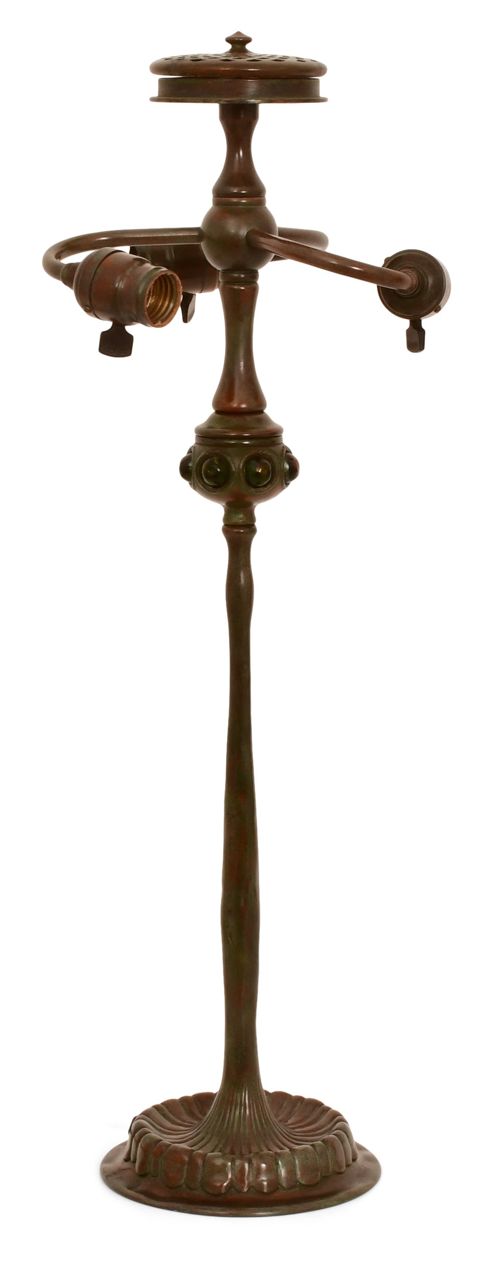 Tiffany Studios "Jeweled" Table Lamp Base (1 of 6)