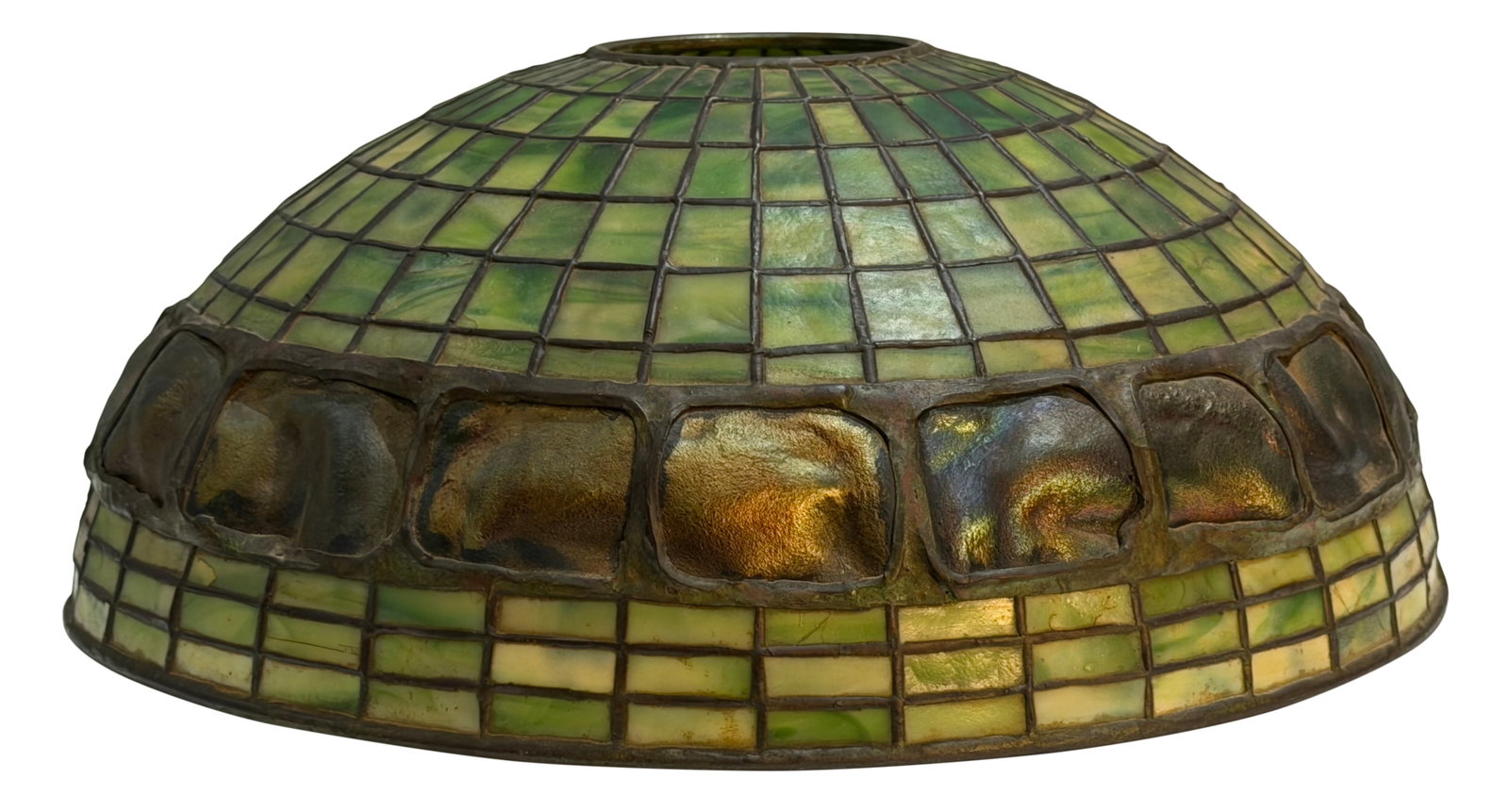 Tiffany Studios "Turtle-Back" Table Lamp Shade - 2