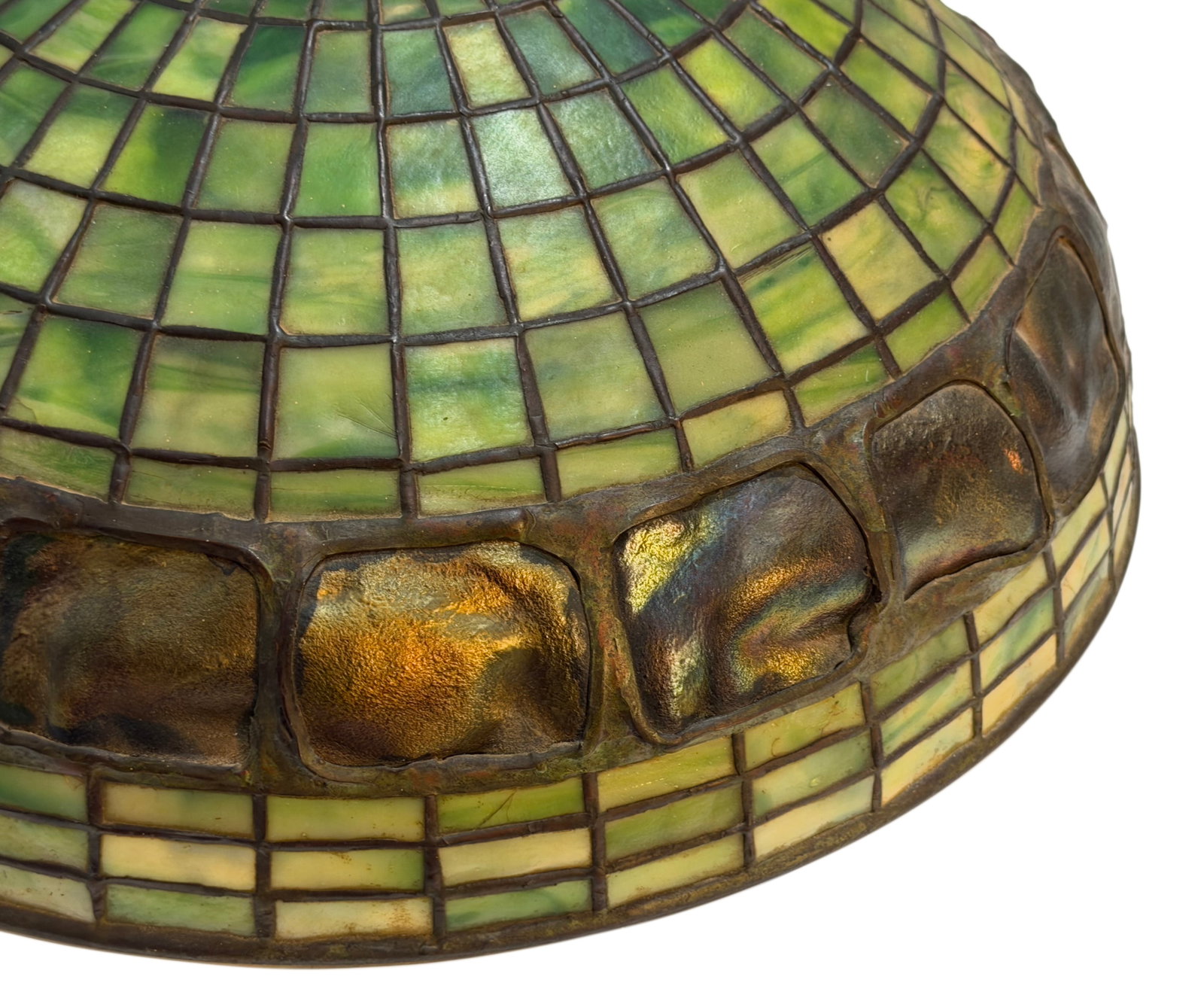 Tiffany Studios "Turtle-Back" Table Lamp Shade - 5