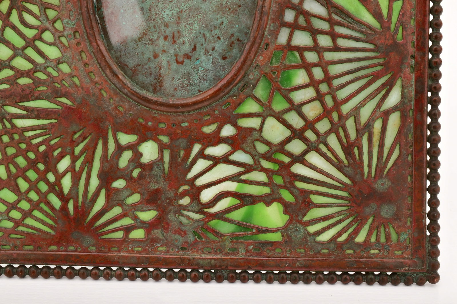 Tiffany Studios "Pine Needle" Double Picture Frame - 3