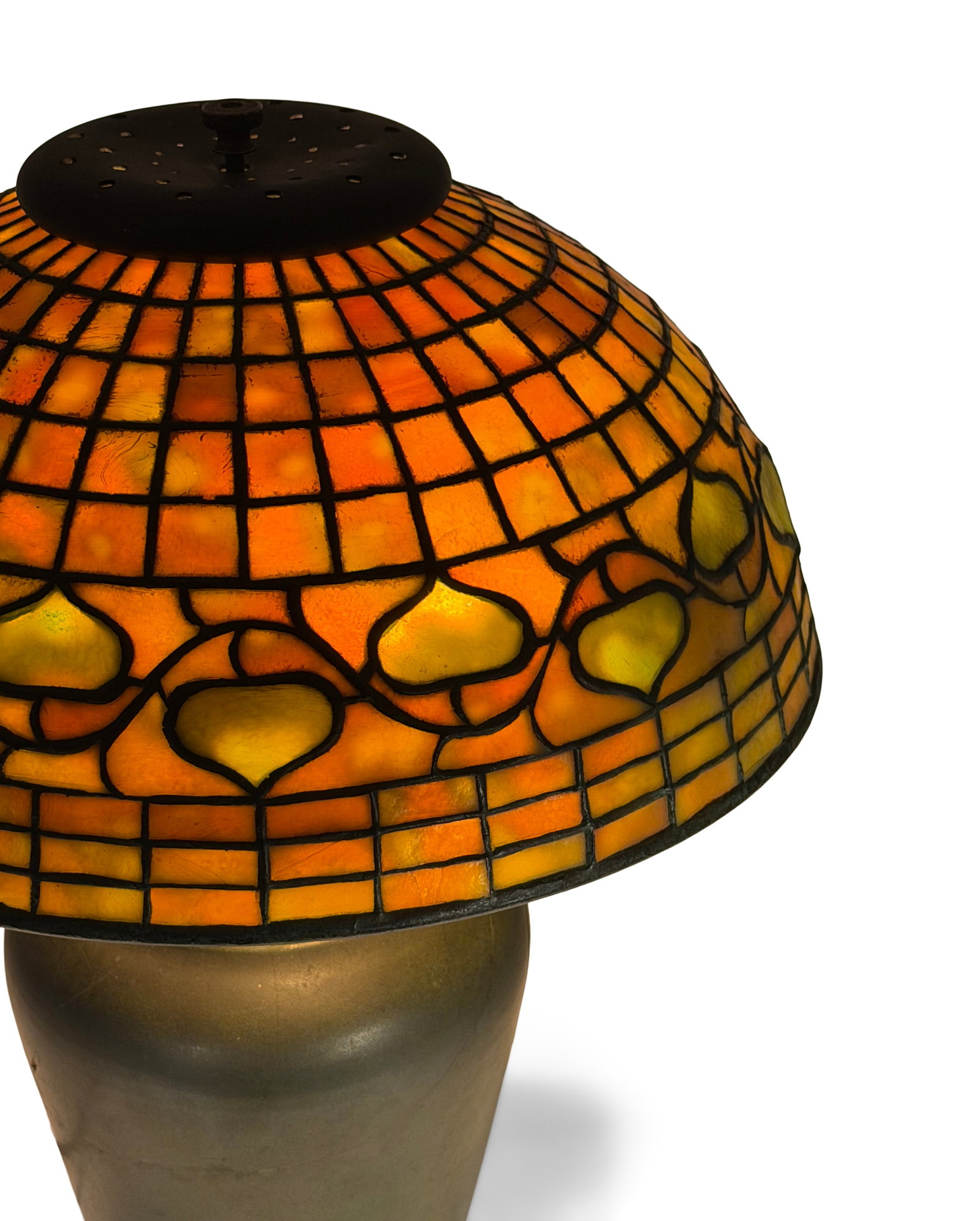 Tiffany Studios Dichroic "Vine Border" Table Lamp - 2