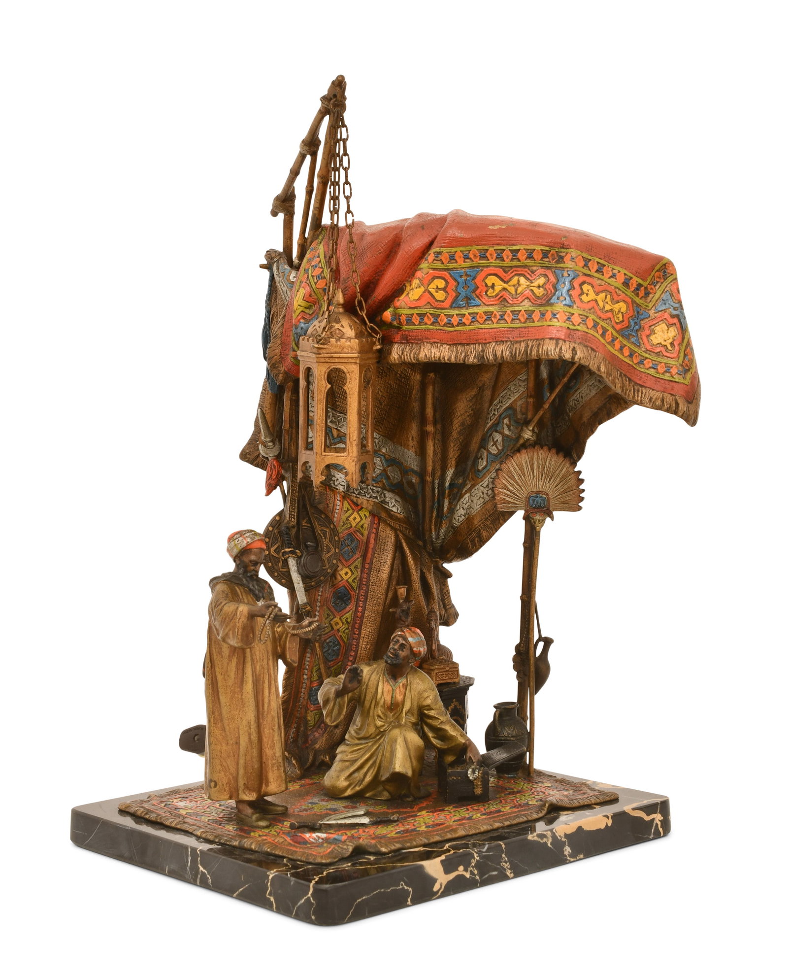Anton Chotka (Austrian, 1881-1955), Orientalist Lamp (1 of 10)