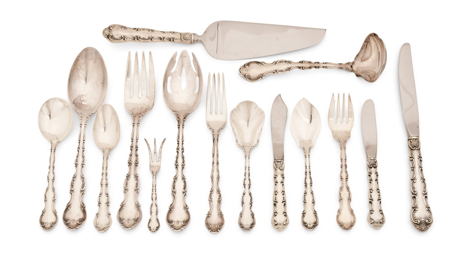 Gorham Sterling Silver "Strasbourg" Flatware Set, 66 Pieces (1 of 4)