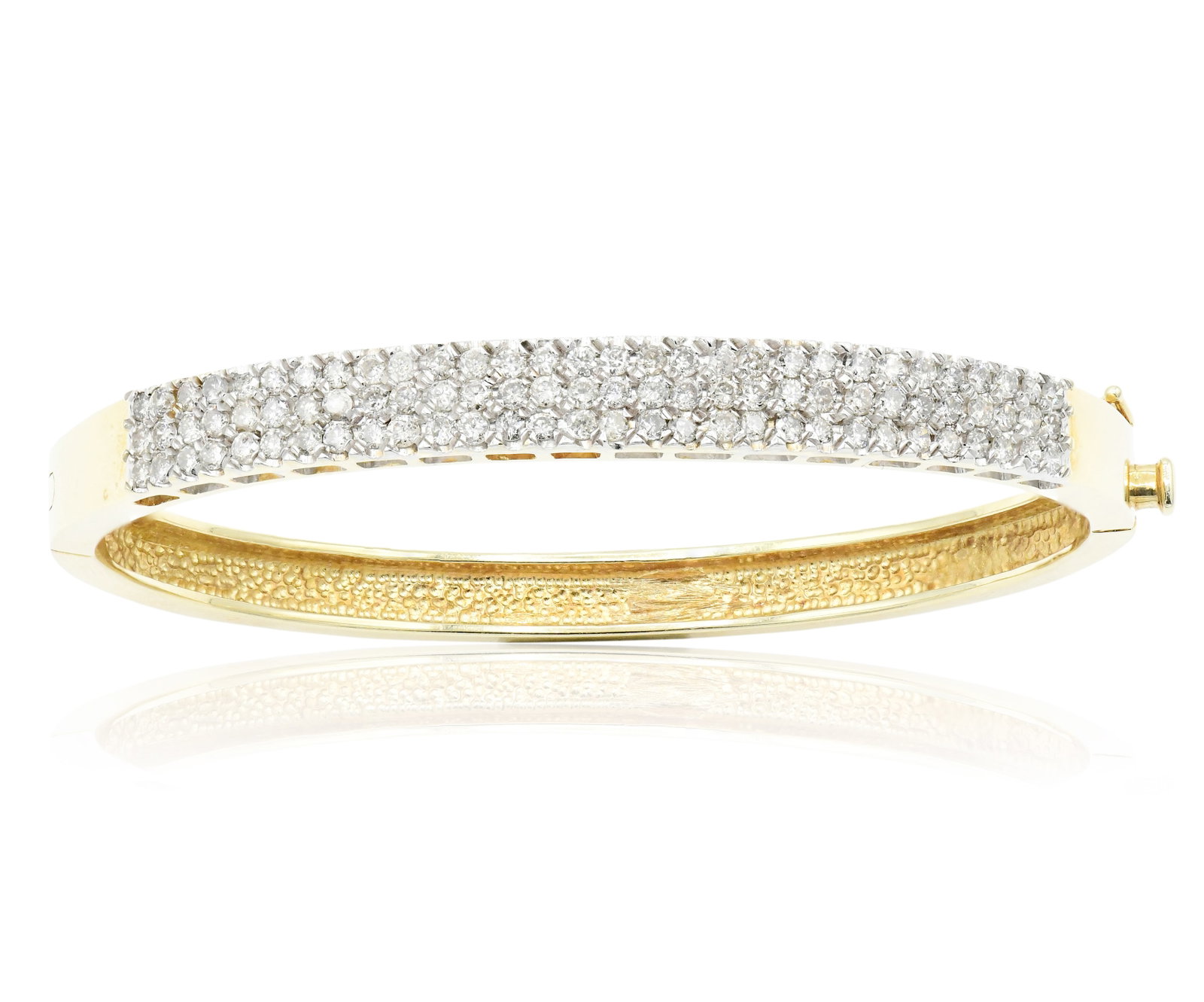 14K Yellow Gold & 1.80 Carat Diamond Bracelet (1 of 5)
