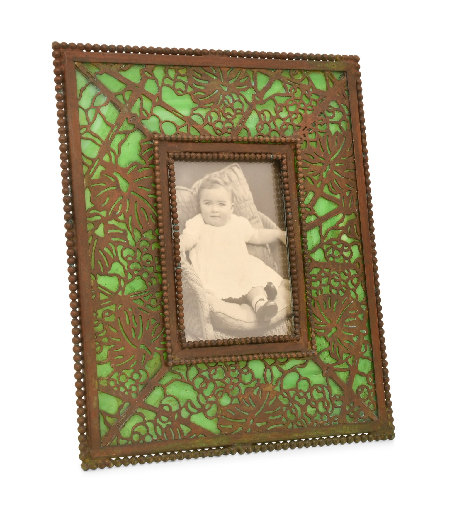 Tiffany Studios "Grapevine" Picture Frame (1 of 5)