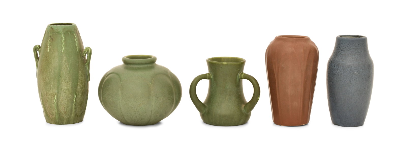Group of Five Hampshire Pottery Vases (1 of 5)