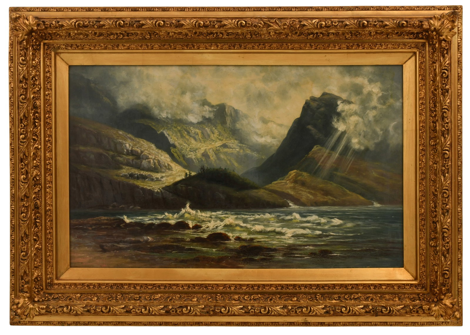 Charles Boizard (American, 1851-1911), Landscape: Charles Boizard (American, 1851-1911) Landscape oil on canvas signed and dated "Charles U. Boizard, 1900" (lower left) 22 x 36 inches (canvas) 34 x 48 inches (frame) Provenance: The Estate of Steve