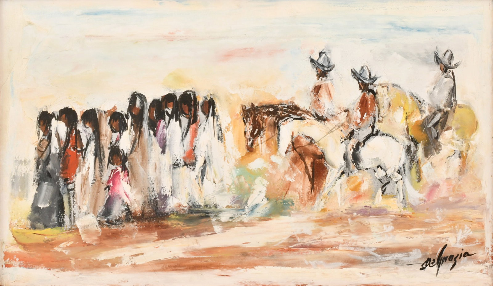 Ted De Grazia (American, 1909-1982), The Juan Galván Story, Tucson, Arizona (1 of 5)