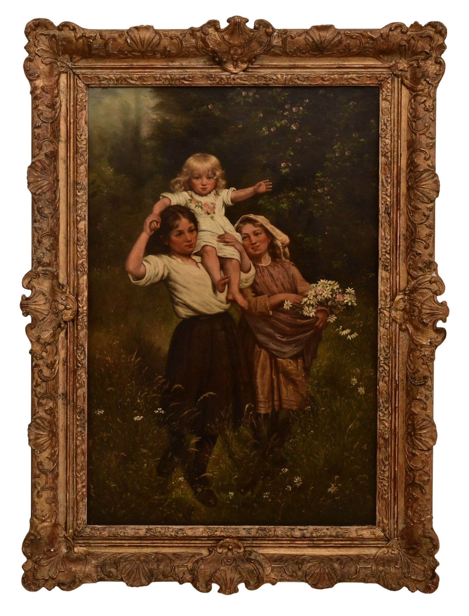 Attr. Frederick Morgan (British, 1847-1927), "Wild Roses" (1 of 2)