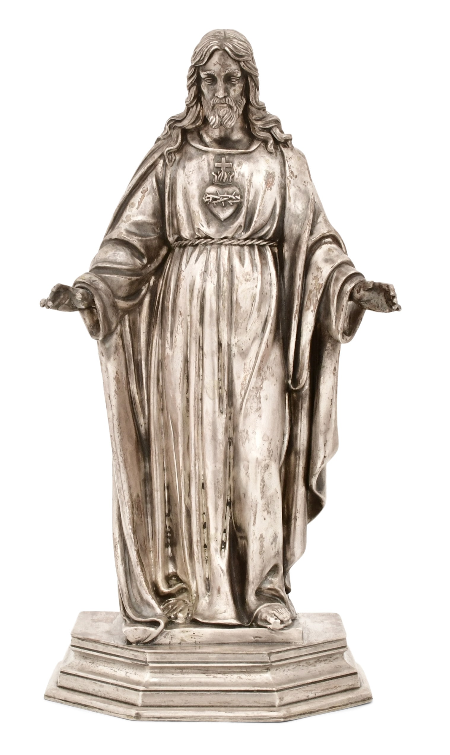 A Continental Sterling Silver Figure of Jesus Christ (1 of 6)