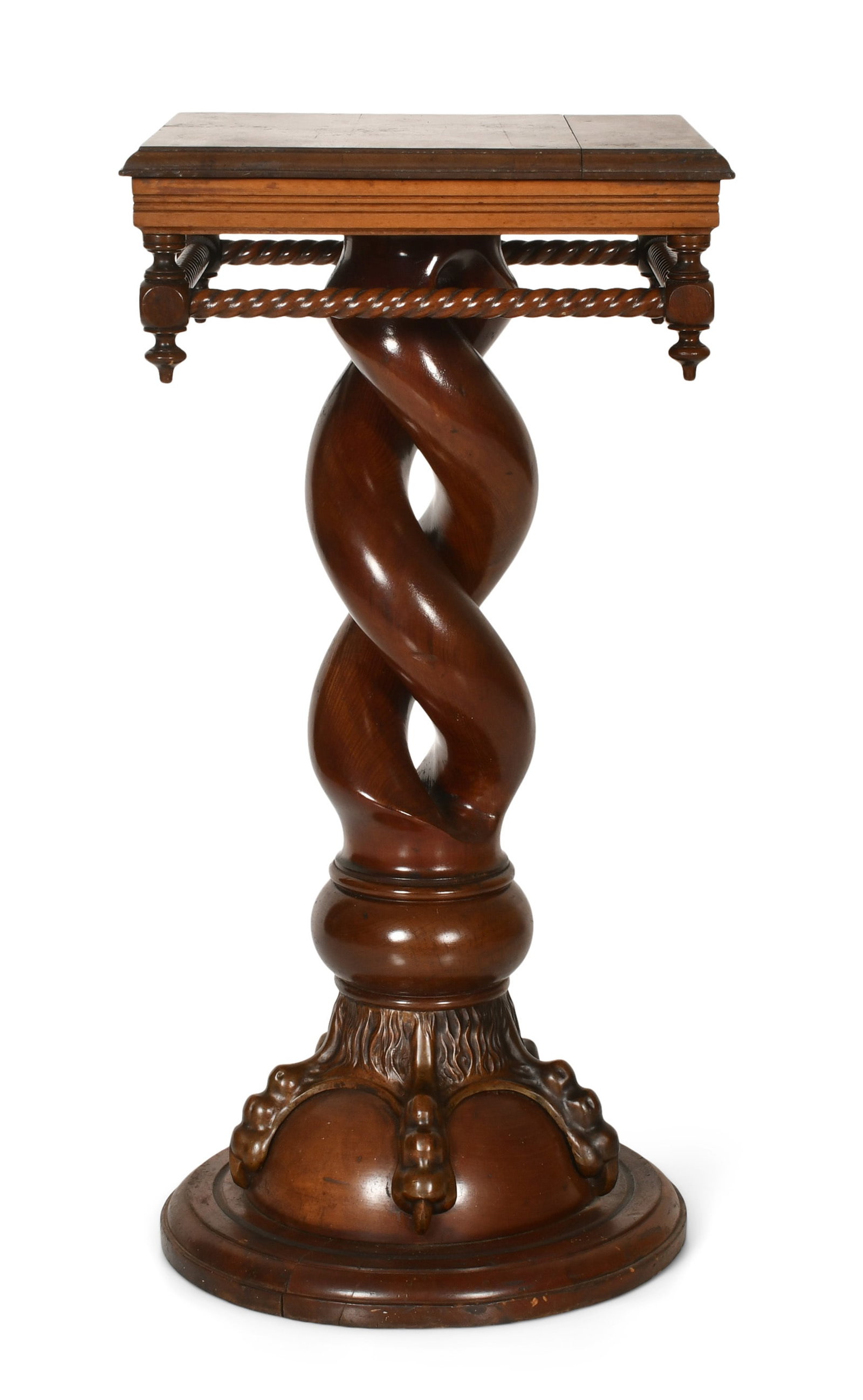 Merklen Brothers Mahogany Pedestal (1 of 4)