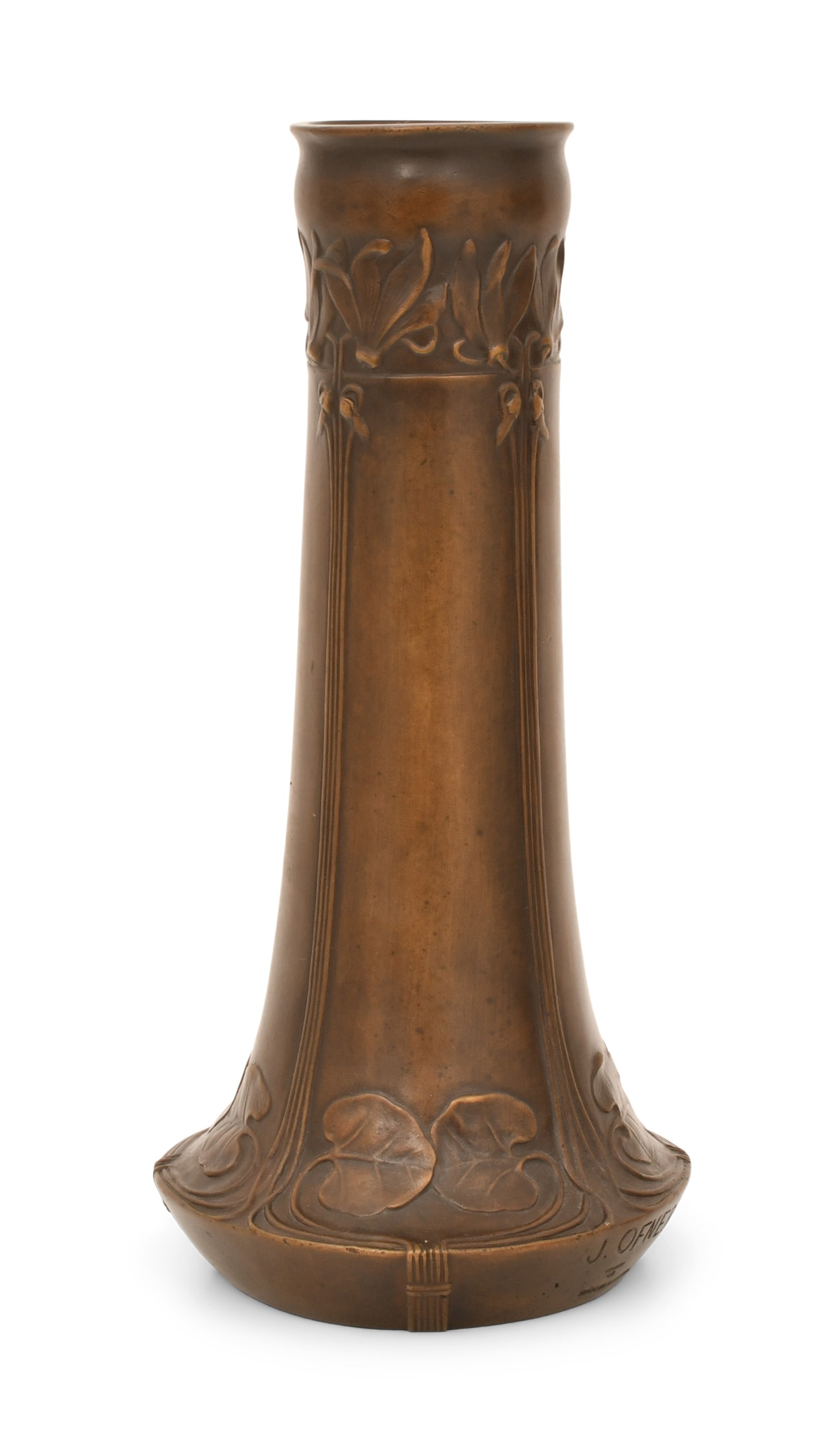 Josef Ofner (Austrian, b. 1868), Bronze Vase (1 of 6)