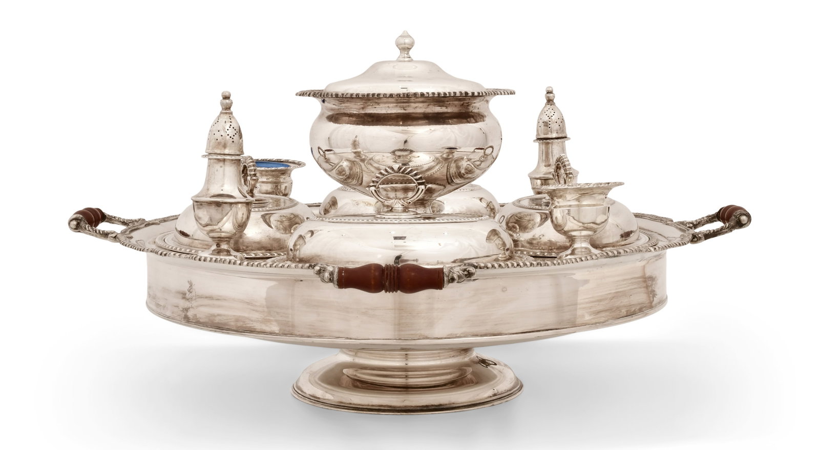 American Silverplate Lazy Susan Revolving Server (1 of 11)