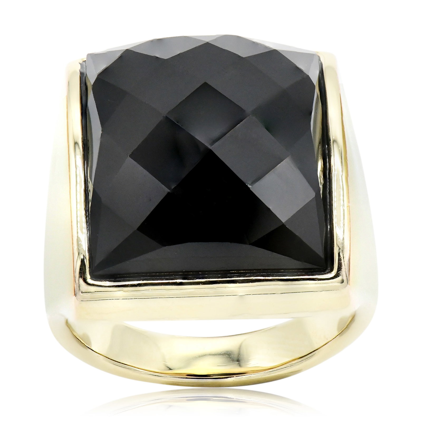 14K Yellow Gold & Black Onyx Ring (1 of 5)