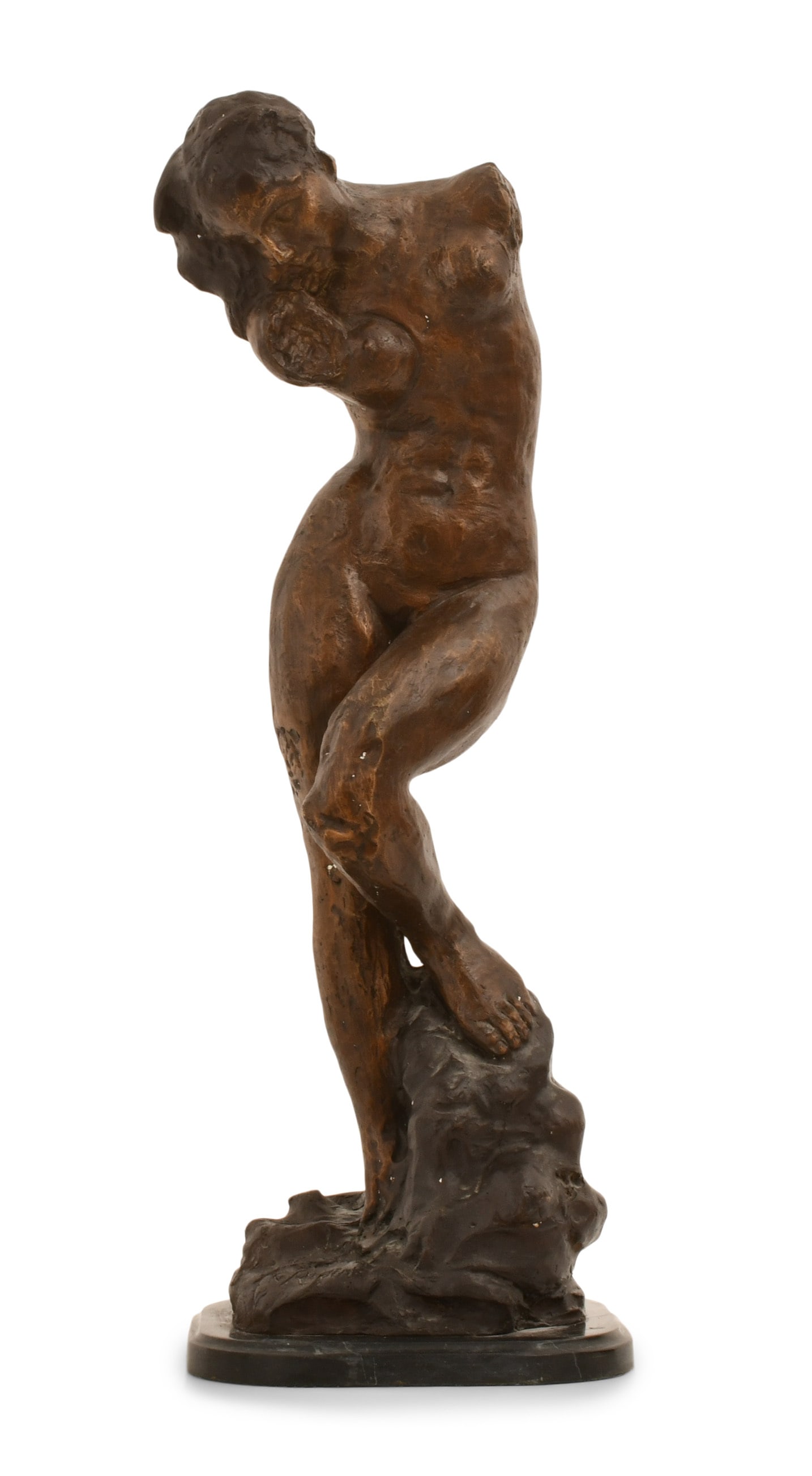 Auguste Rodin (French, 1840-1917), Female Nude: Auguste Rodin (French, 1840-1917) Female Nude patinated bronze signed "A. Rodin" 32 x 11 x 10 1/2 inches Provenance: Private Collection, New York