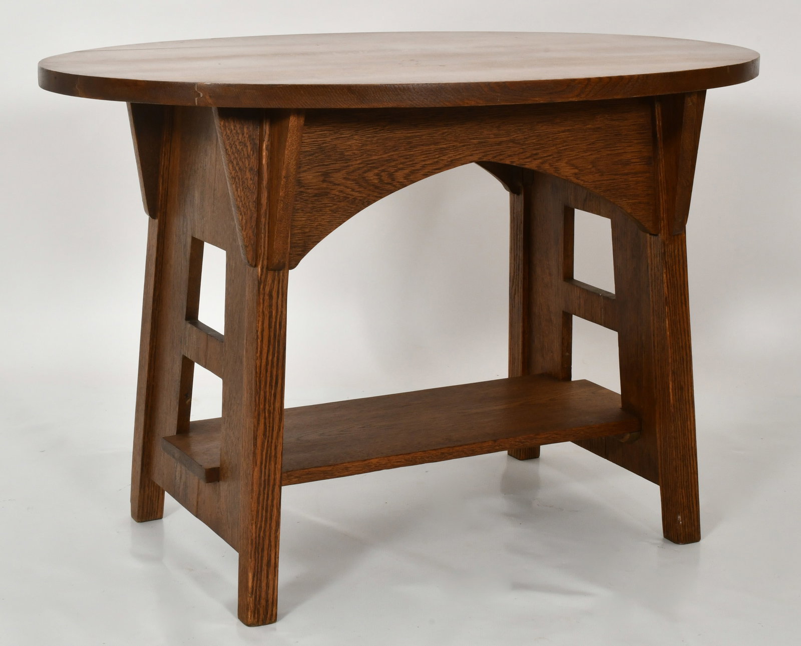 Charles P. Limbert Co. Oval Table, Model 146 - 3